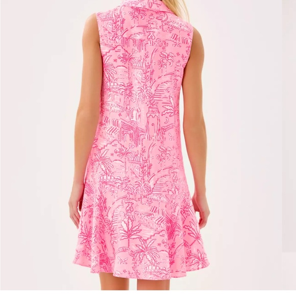 LILY PULITZER ELLOWYN LINEN DRESS NWT - Picture 3 of 5